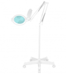 Profesionali kosmetologinė LED lempa - lupa MOONLIGHT 8012/5, baltos spalvos (su stovu)