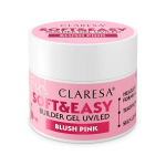 CLARESA BUILDER GEL Soft&Easy statybinis gelis Soft&Easy BLUSH PINK, 90 g.