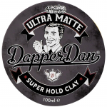 DAPPER DAN ULTRA MATTE CLAY ypač stiprios fiksacijos matinis molis, 100 ml