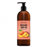 BEAUTIONA profesionalus masažinis aliejus su persikais, 500 ml
