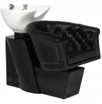 Profesionali kirpyklos plautuvė LONDON, juodos spalvos