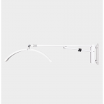 Profesionali makiažo ir blakstienų lempa kosmetologams bei grožio salonams POL MOON WALL, baltos spalvos (tvirtinama prie sienos)