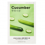 MISSHA CUCUMBER  lak&scaron;tinė veido kaukė su agurkų ekstraktu, 1 vnt