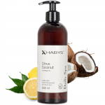HABYS DAILY SPA masažo aliejus su citrusiniais vaisiais ir kokosu, 500 ml