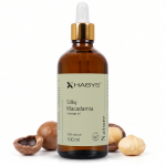 HABYS SILKY MACADAMIA natūralus masažo aliejus i&scaron; makadamijų sėklų, 100 ml