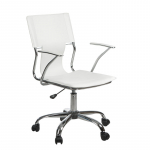 Registratūros, biuro kėdė CorpoComfort BX-2015, baltos spalvos
