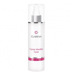 CLARENA CAVIAR MICELLAR TONIC raminamasis tonikas brandžios odos priežiūrai, 200 ml