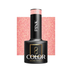 OCHO NAILS ilgalaikis hibridinis nagų lakas manikiūrui PINK 318, 5 g.
