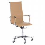 Registratūros, biuro kėdė CorpoComfort BX-2035, &scaron;viesiai rudos spalvos