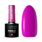 CLARESA ilgalaikis hibridinis nagų lakas PINK 549, 5g.