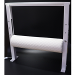 Profesionalus primontuojamas pedikiūro pakojis, baltos spalvos, reguliuojasi auk&scaron;tis