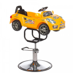 Profesionali vaiki&scaron;ka kėdė kirpykloms AUTKO BCH-608, geltonos spalvos