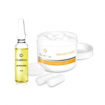 CLARENA POWER PURE VIT C serumas brandžiai į rauk&scaron;les ir spalvos pakitimus linkusiai odai, 10x3 ml