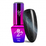 MOLLYLAC CAT EYE FLASHING MAGIC ilgalaikis hibridinis nagų lakas, 10g NR. 151