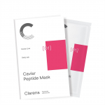 CLARENA CAVIAR PEPTIDE MASK maitinamoji stangrinamoji veido kaukė su ikrų ekstraktu ir peptidais, 5 ml