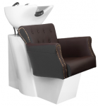 Profesionali kirpyklos plautuvė HAIR SYSTEM BER 8183, rudos spalvos