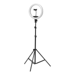 Profesionali makiažo lempa RING LIGHT 13"" LED su stovu, 36W