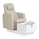 Profesionali kėdė pedikiūro procedūroms SPA SILLON ELYSIA, kreminės spalvos