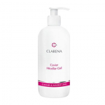 CLARENA CAVIAR MICELLAR GEL &scaron;velnus valomasis gelis brandžios odos priežiūrai, 500 ml