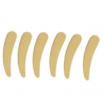 Mini medinė kosmetikos mentelė mai&scaron;ymui ir mėginių ėmimui, 6 vnt.