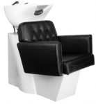 Profesionali kirpyklos plautuvė GABBIANO HAMBURG, juodos spalvos