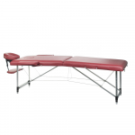 Profesionalus sulankstomas masažo stalas BS-723, bordo spalvos