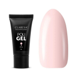 CLARESA POLI GEL nagų priauginimo poligelis persikų spalvos PINK, 30 g.