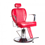 Profesionali barberio kėdė kirpykloms ir grožio salonams OLAF BH-3273, raudonos spalvos