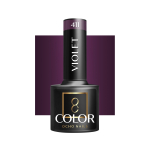 OCHO NAILS ilgalaikis hibridinis nagų lakas manikiūrui VIOLET 411, 5 g.