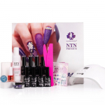 NTN PREMIUM gelinio lakavimo rinkinys su UV/LED manikiūro lempa
