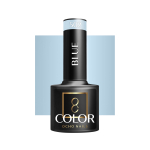 OCHO NAILS ilgalaikis hibridinis nagų lakas manikiūrui BLUE 502, 5 g.