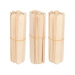 Medinės mentelės depiliacijai 150x18x1.8mm, 150 vnt.