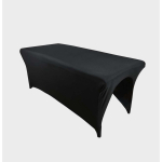 Masažo stalo užvalkalas, dengiantis kojas 60 cm, juodos spalvos