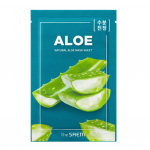 THE SAEM ALOE lak&scaron;tinė veido kaukė sausai ir jautriai odai su alaviju, 1 vnt