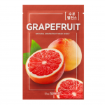 THE SAEM GRAPEFRUIT lak&scaron;tinė veido kaukė pavargusiai odai su vaisių ekstraktais, 1 vnt