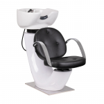 Profesionali kirpyklos plautuvė GABBIANO ASTI BLACK, juodos spalvos