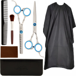 GEPARD BLUE profesionalus žirklių rinkinys de&scaron;iniarankiams 6,0