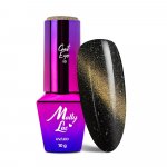 MOLLYLAC CAT EYE FLASHING MAGIC ilgalaikis hibridinis nagų lakas, 10g NR. 157