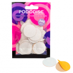 STALEKS keičiami abrazyvai podo diskui PODODISC L EXPERT 240 gr, 50 vnt