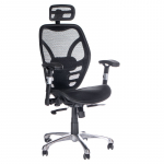 Registratūros, biuro kėdė CorpoComfort BX-4036, juodos spalvos