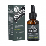 PRORASO CYPRES&VETYVER BEARD OIL barzdos aliejus, 30ml.