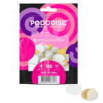 STALEKS PRO profesionalūs keičiami PODO SOFT FOAM diskeliai 20 mm (180gritų), 50 vnt