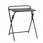 Profesionalus tatuiruočių meistro sulankstomas staliukas PRO INK, juodos spalvos