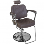 Profesionali barberio kėdė kirpykloms ir barbershopams BJORN BH-3318, rudos spalvos