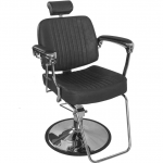 Profesionali barberio kėdė kirpykloms ir barbershopams BJORN BH-3318, juodos spalvos