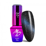 MOLLYLAC CAT EYE FLASHING MAGIC ilgalaikis hibridinis nagų lakas, 10g NR. 153