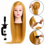 Profesionali galva mokymams IZA BLOND 60cm, terminiai plaukai