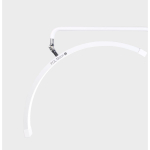 Profesionali makiažo ir blakstienų lempa kosmetologams bei grožio salonams POL MOON III, baltos spalvos