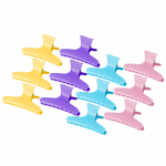 Spalvoti plaukų segtukai E-47 (12 vnt., 8,2 cm)
