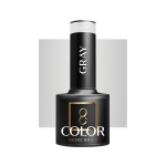 OCHO NAILS ilgalaikis hibridinis nagų lakas manikiūrui GRAY 602, 5 g.